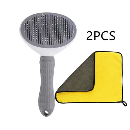 One-Click Hair Removal Pet Comb Styling Hair Removal Cat Comb Automatic Hair Removal Beauty Dog Comb Brush