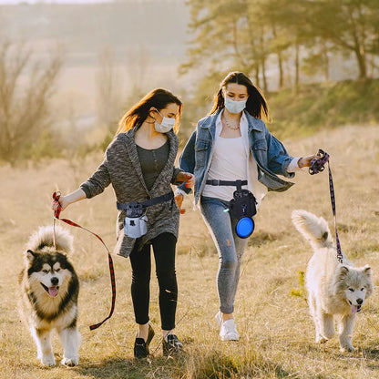 Pet Dog Treats Bag Portable Outdoor Dog Food Pouch for Training Feeding Bag Large Capacity Pet Trainer Waist Bag for Dog