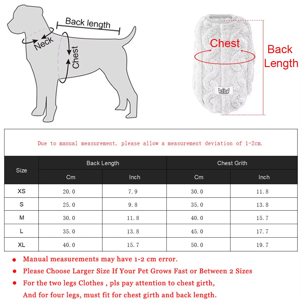 Soft Fleece Dog Clothes for Small Dogs Cats Sweater Autumn Winter Warm Puppy Vest Apparel French Bulldog Yorkshire Pet Costume