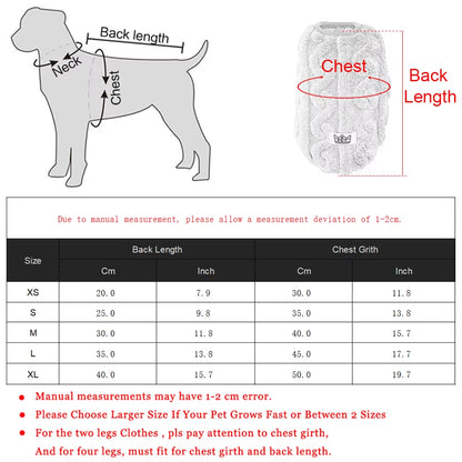 Soft Fleece Dog Clothes for Small Dogs Cats Sweater Autumn Winter Warm Puppy Vest Apparel French Bulldog Yorkshire Pet Costume