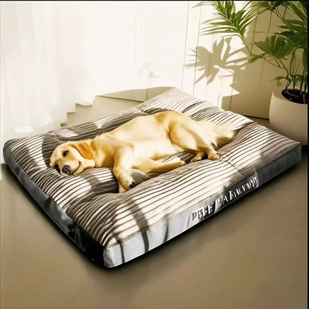 Big Dog Mat Corduroy Pad for Medium Large Dogs Oversize Pet Sleeping Bed Big Thicken Dog Sofa Removable Washable Pet Supplies