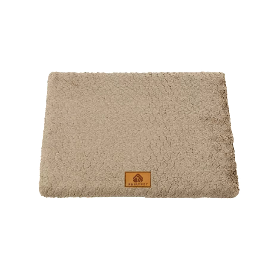 Short Plush Removable Washable Pet Bed, High Elasticity Non-Collapse Dog Bed, Suitable for Small and Medium Dogs and Cats