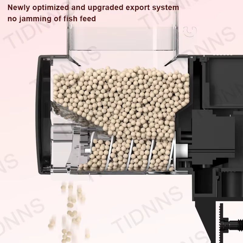 Jebao Adjustable Smart Automatic Feed Feeder with LCD Indicates Timer Automatic Fish Tank Auto Feeder Aquarium Accessories