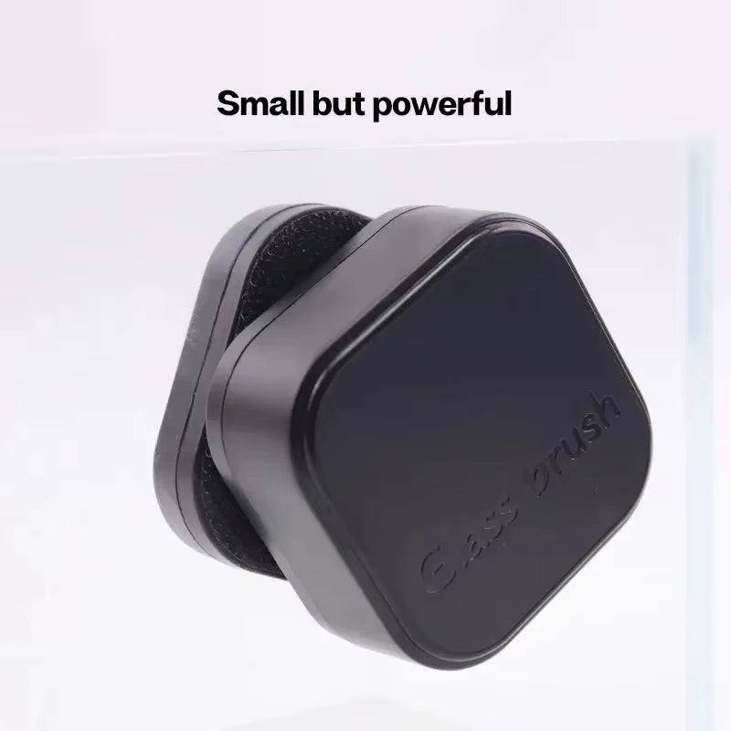 Mini Square Magnetic Brush, Strong Magnetic Cleaning, Fish Tank Cleaning, Algae Removal,Small Aquarium Fish Tank