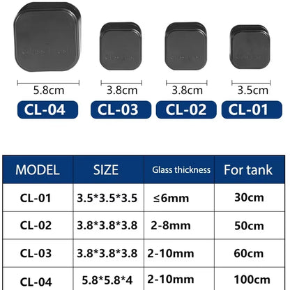 Mini Square Magnetic Brush, Strong Magnetic Cleaning, Fish Tank Cleaning, Algae Removal,Small Aquarium Fish Tank